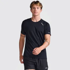 2XU - Aero Tee - Black/Silver Reflective