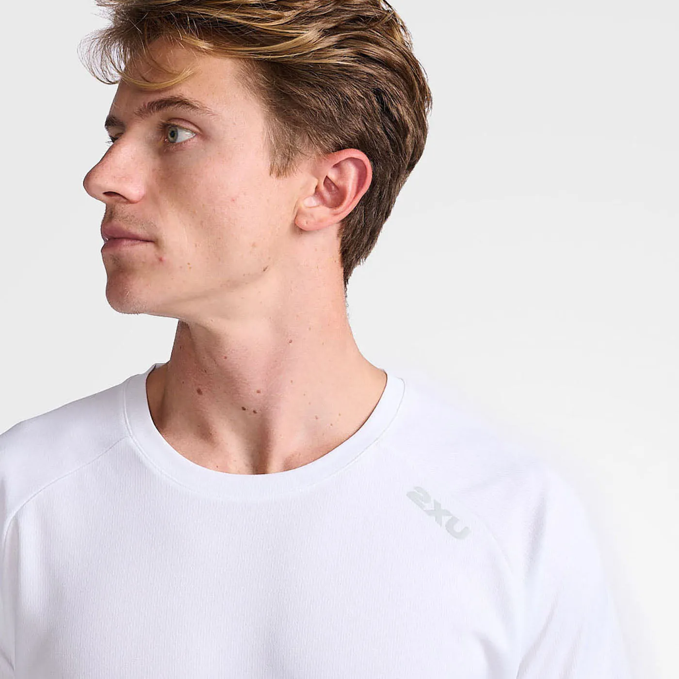 2XU - Aero Tee - White/Silver Reflective