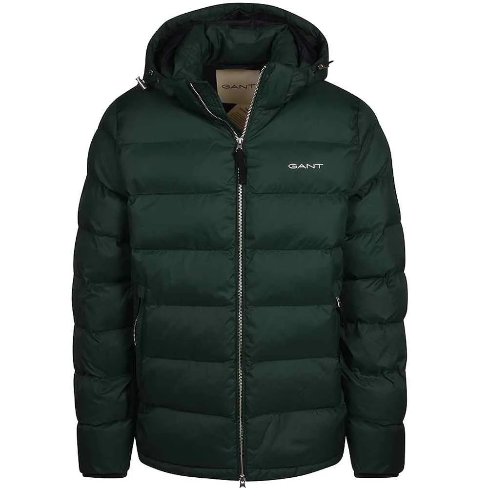 Active Cloud Puffer Jacket - Tartan Green