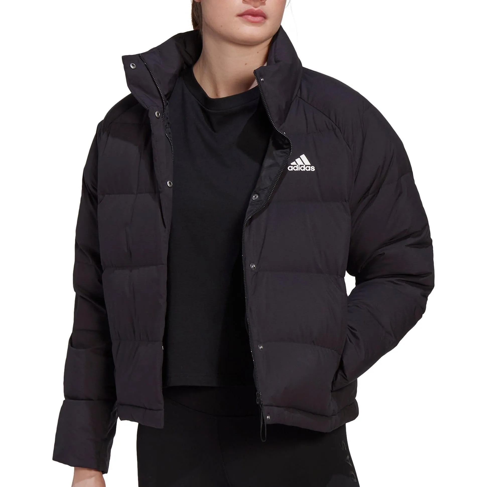 adidas Helionic Relaxed Fit Womens Down Jacket - Black