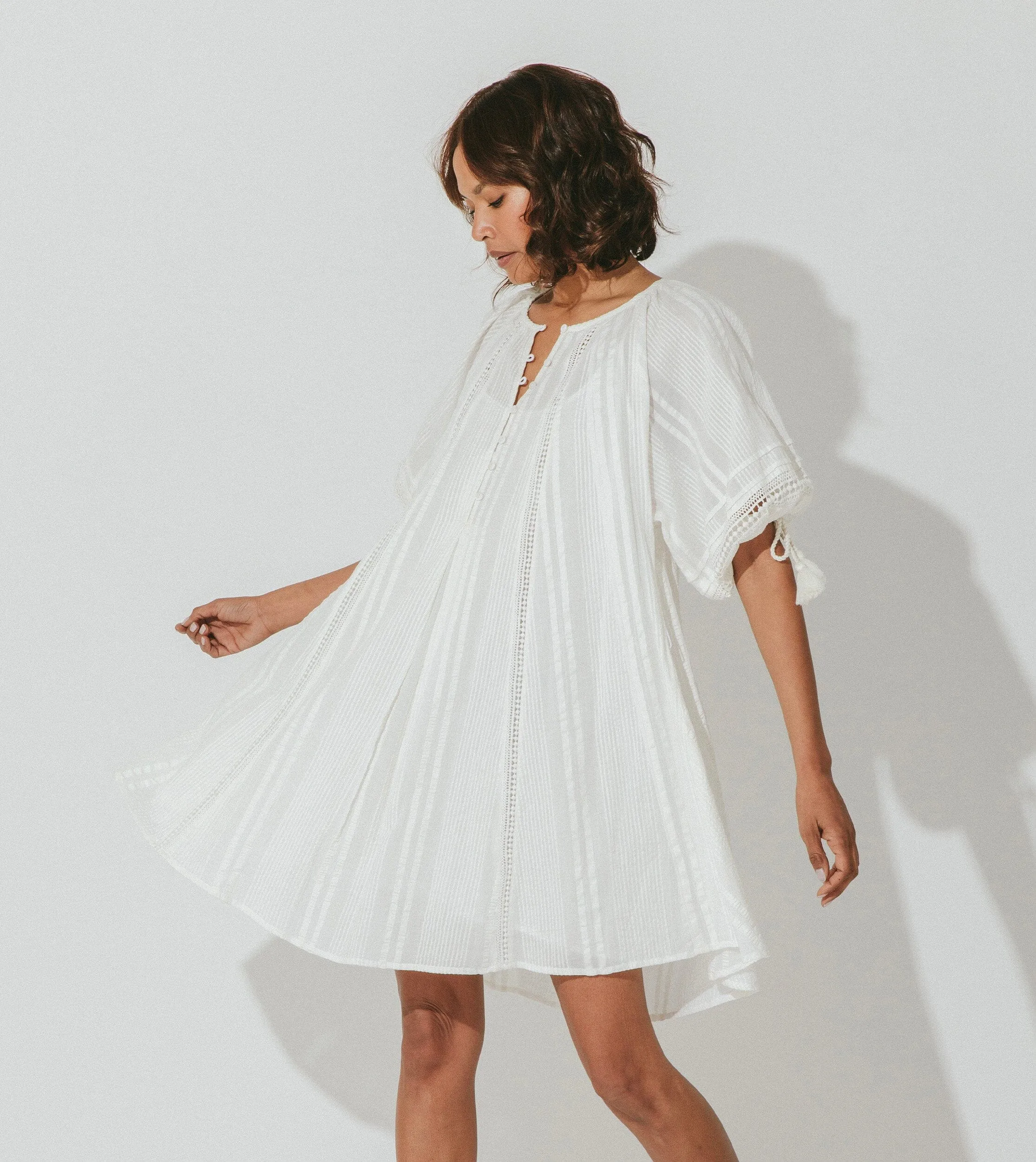 Alba Mini Dress | Ivory