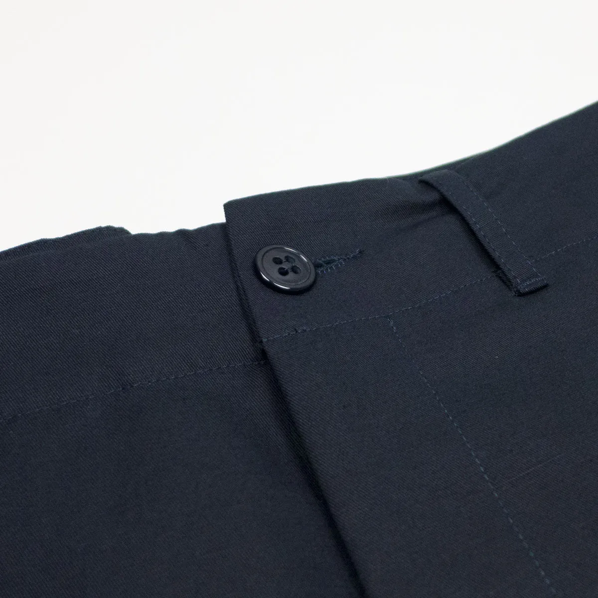 Arpenteur - Fox Cotton / Linen Gabardine Trousers - Midnight