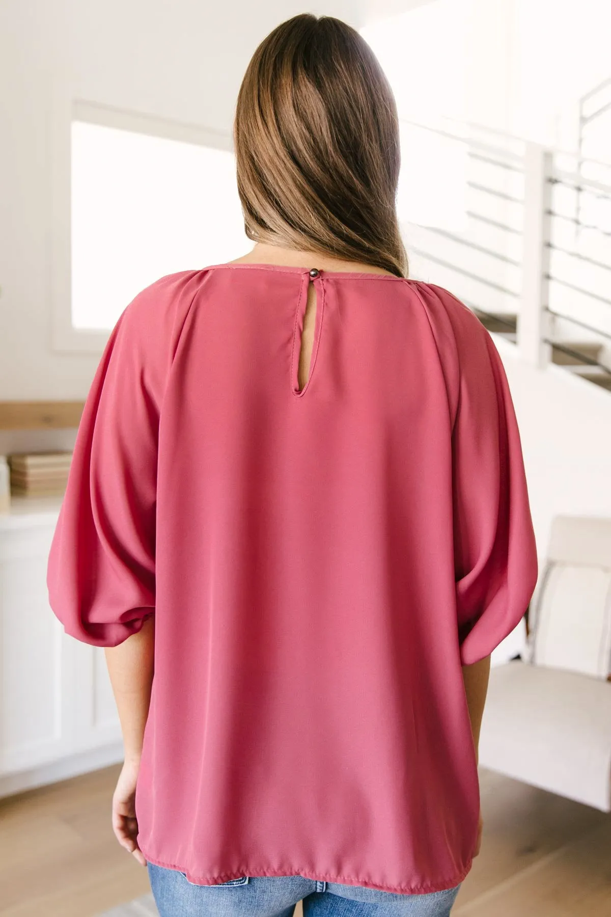 Audrey Top In Dusty Rose