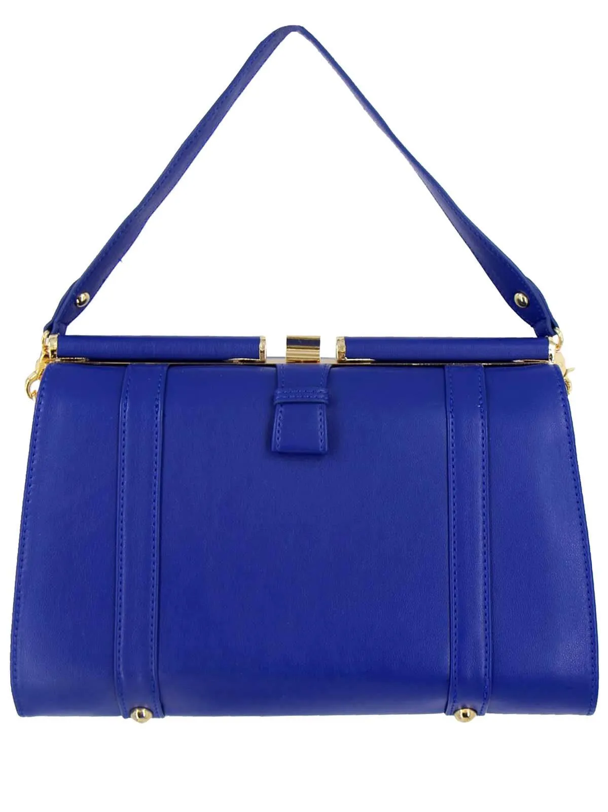 Blue Nostalgia Midcentury Style Frame Bag