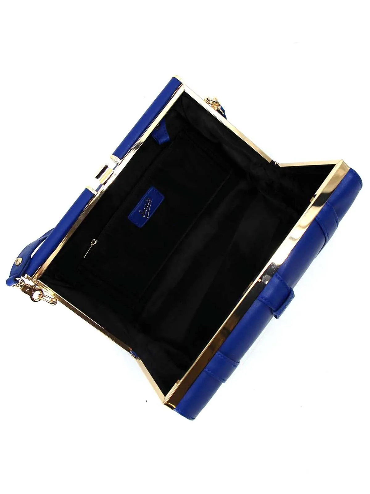 Blue Nostalgia Midcentury Style Frame Bag