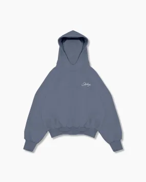 Box Hoodie - Dull Blue