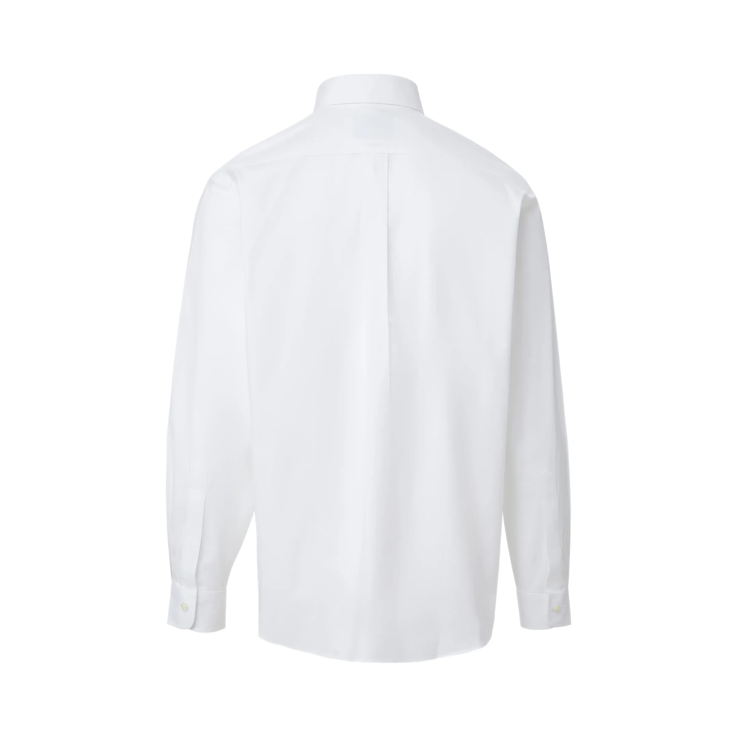 Brooks Brothers  X MagnaReady Stretch Long Sleeve White  Polo Button-Down Collar with Magnetic Closures