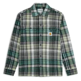 Carhartt WIP L/S Valmon Check Shirt Botanic