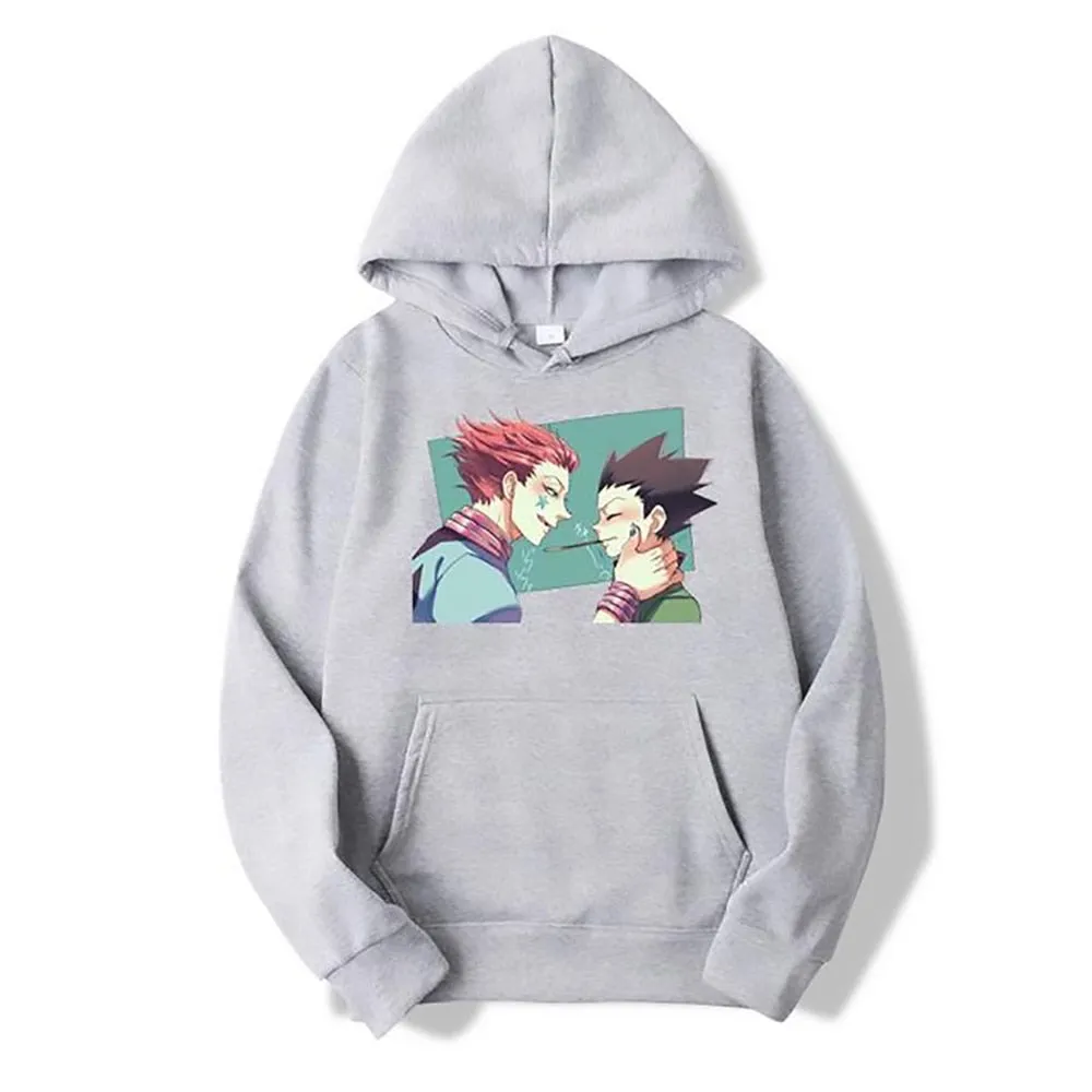 Casual Hunter X Hunter Hoodie Hisoka Gon Hoodies Streetwear Thick Crewneck Clothes