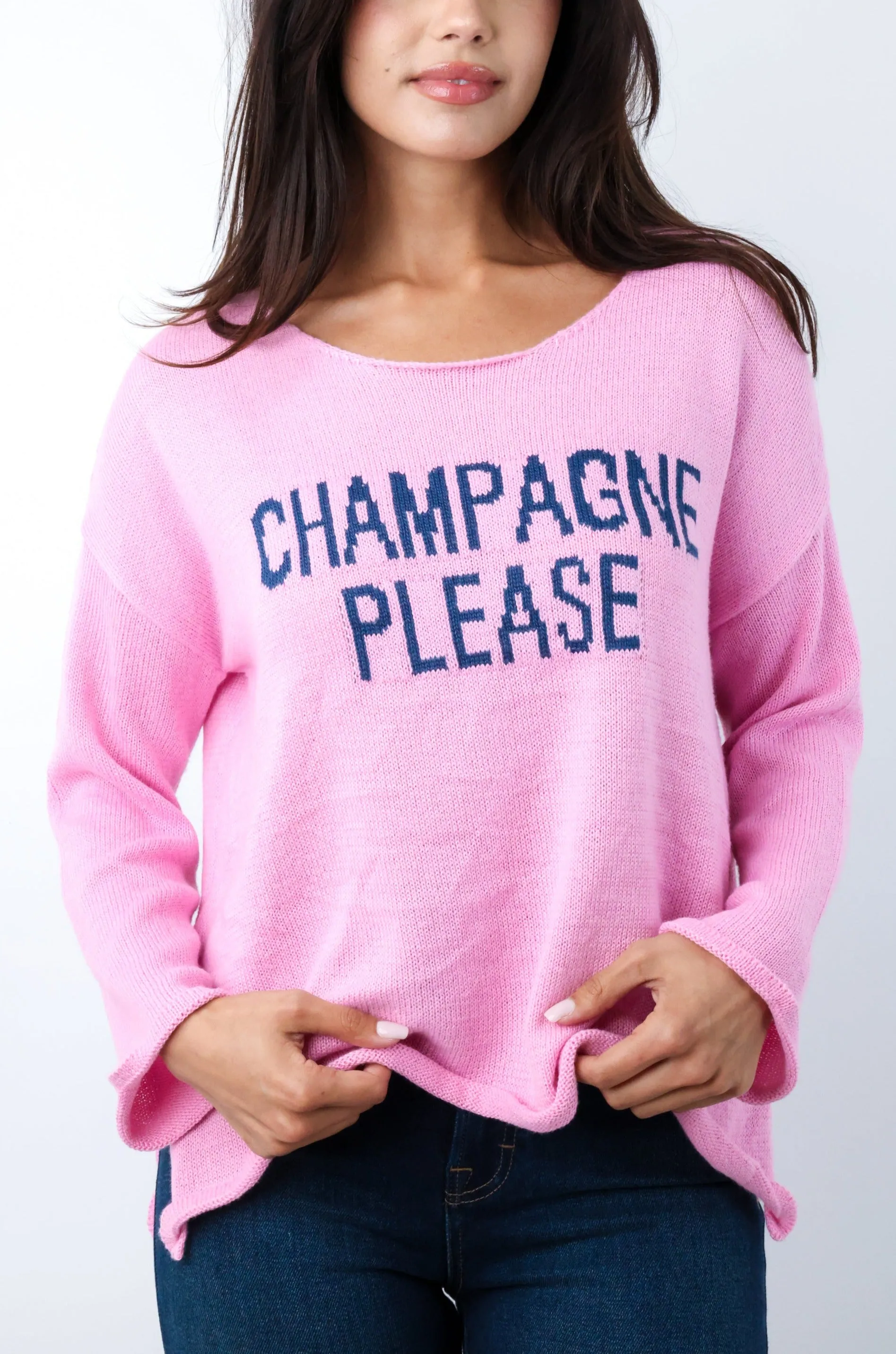 Champagne Please Sweater