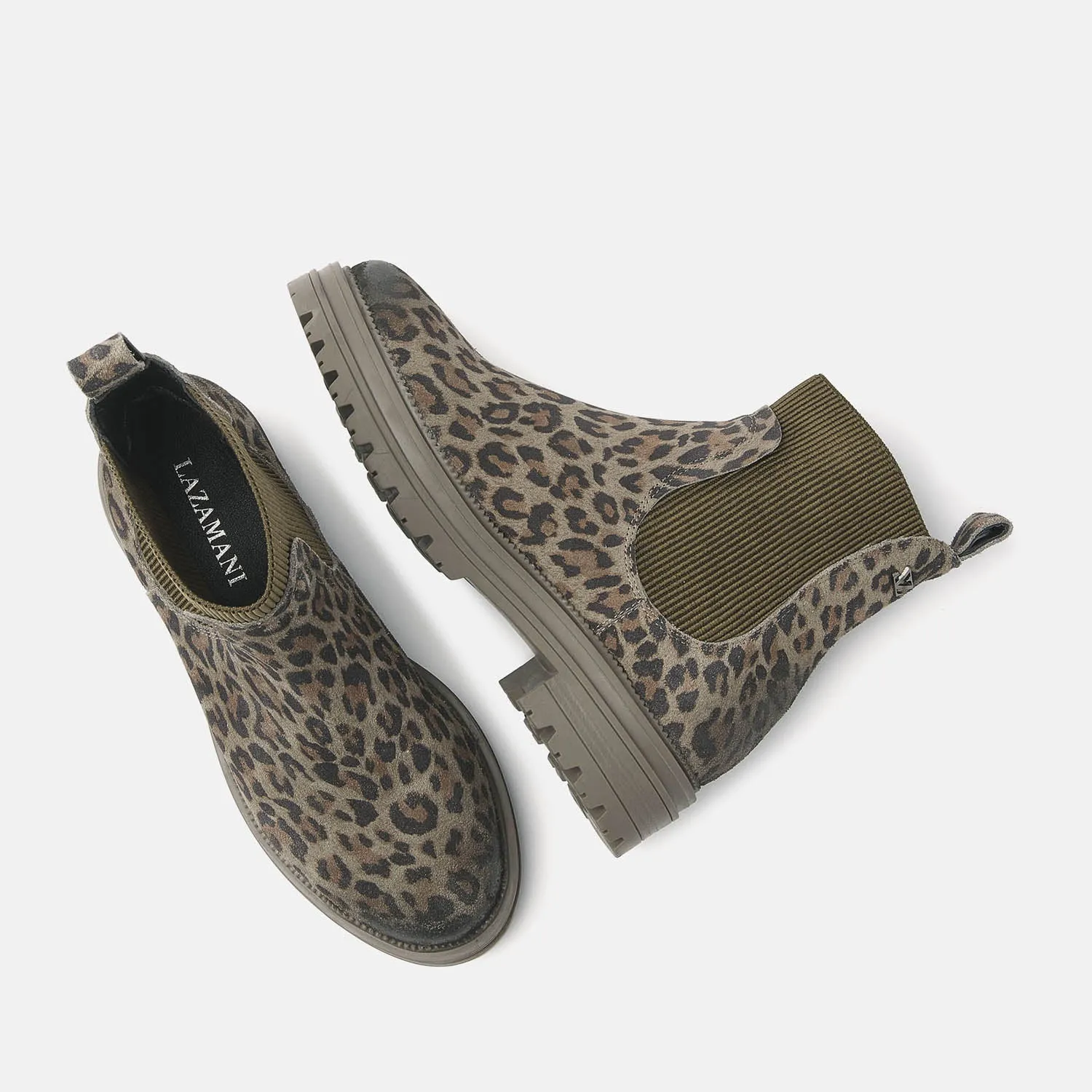 Dames Chelsea Boots 85.611 Leopard