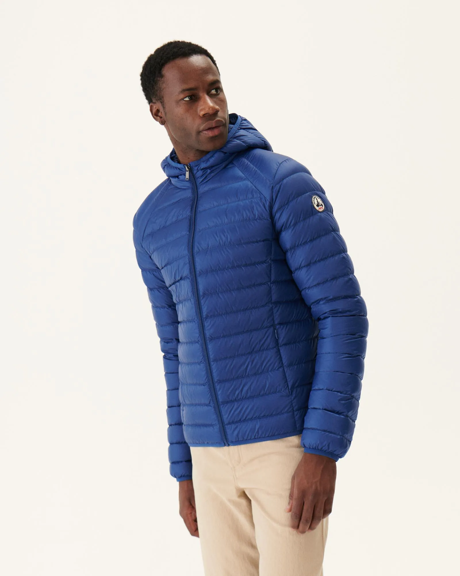 Dark Denim Lightweight down jacket Nico