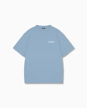 DROP SHOULDER TEE - POWDER BLUE