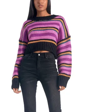 Elan Crewneck Crop Sweater