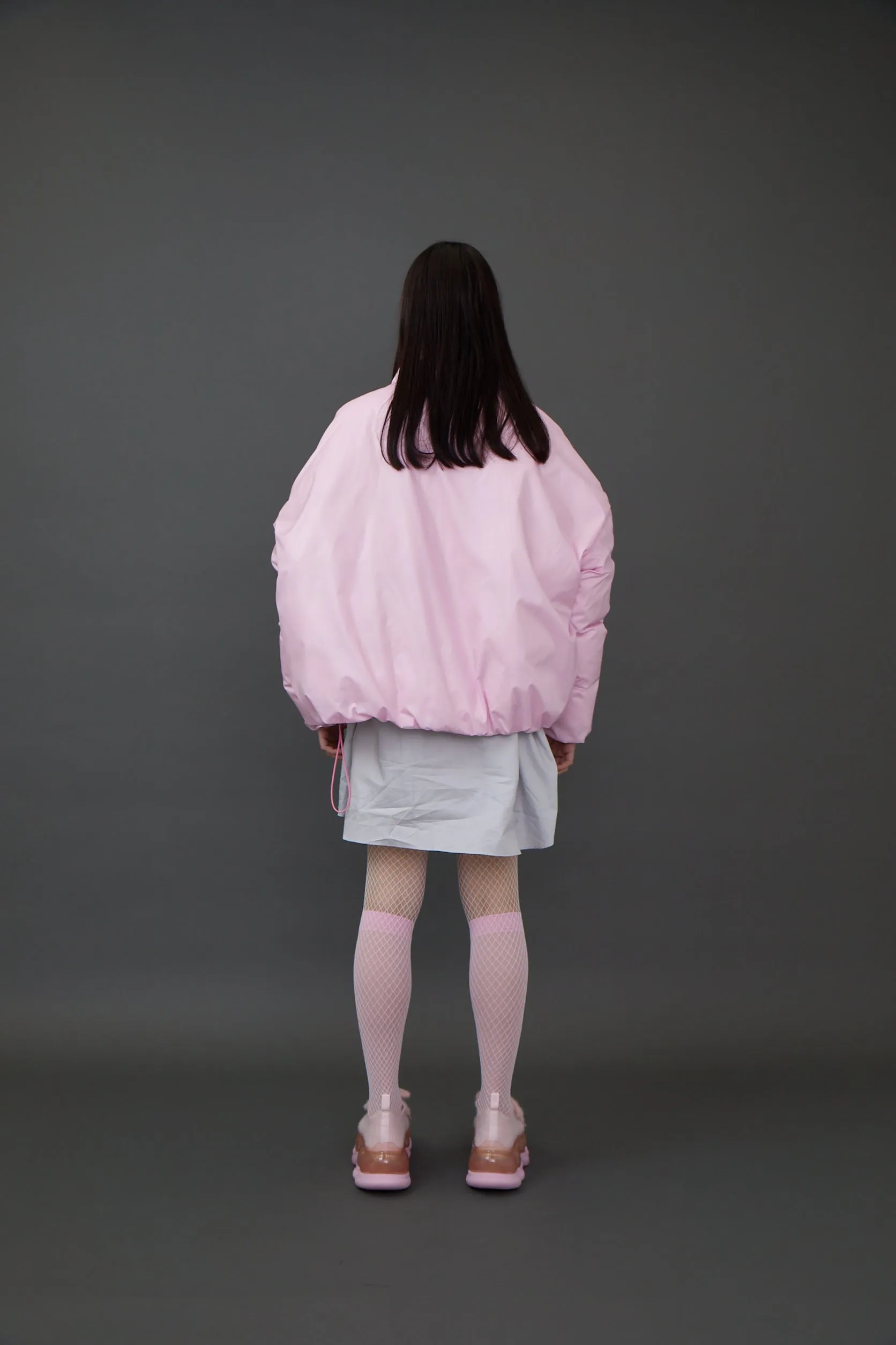 Embroidery Duck Down JKT / PINK