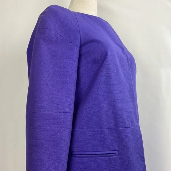 Emilio PucciPurple Silk Cotton Blend Spring Jacket