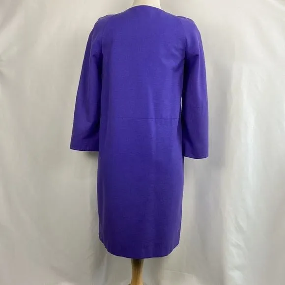 Emilio PucciPurple Silk Cotton Blend Spring Jacket