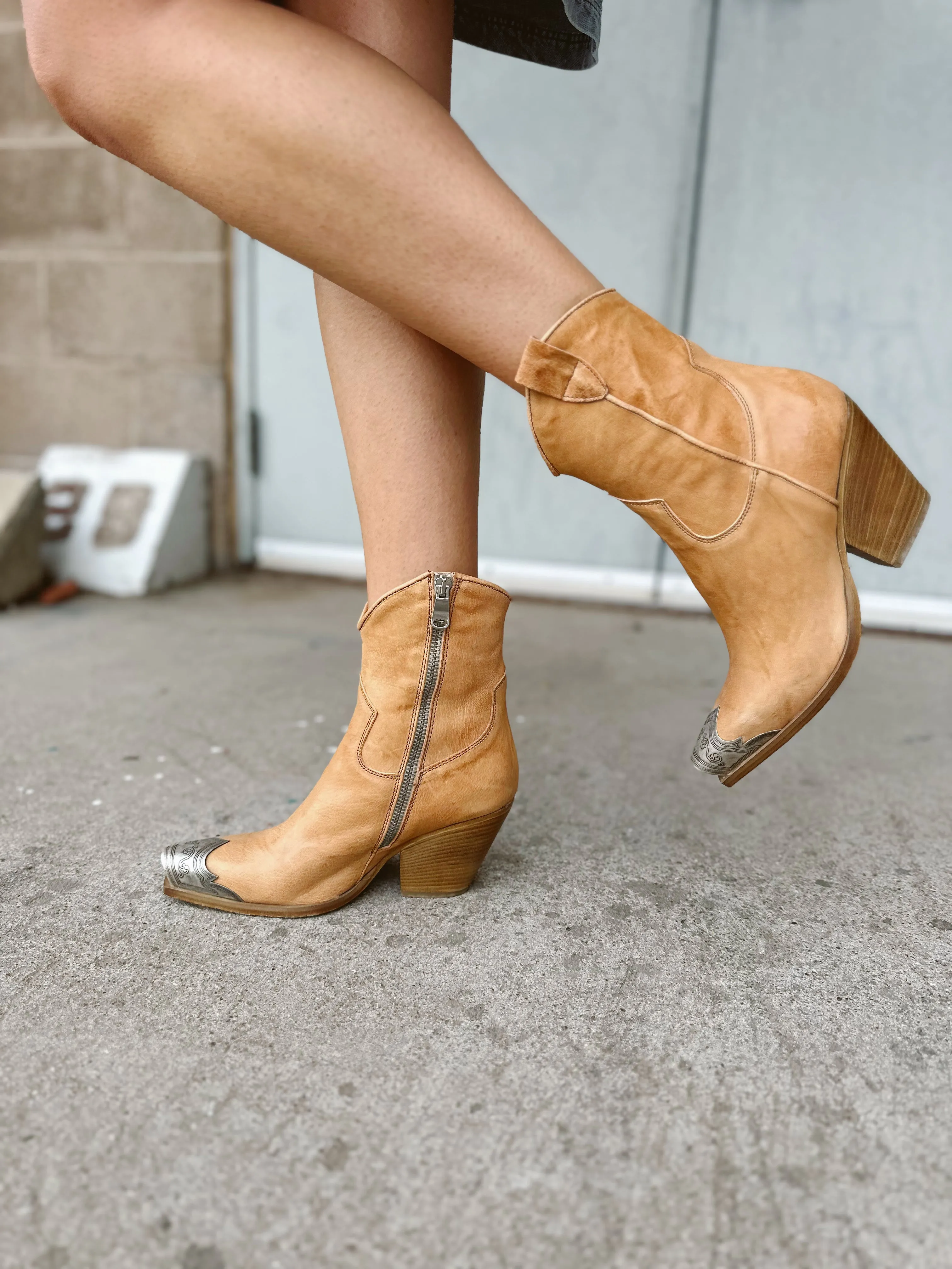 Free People Brayden Western Boot | Camel