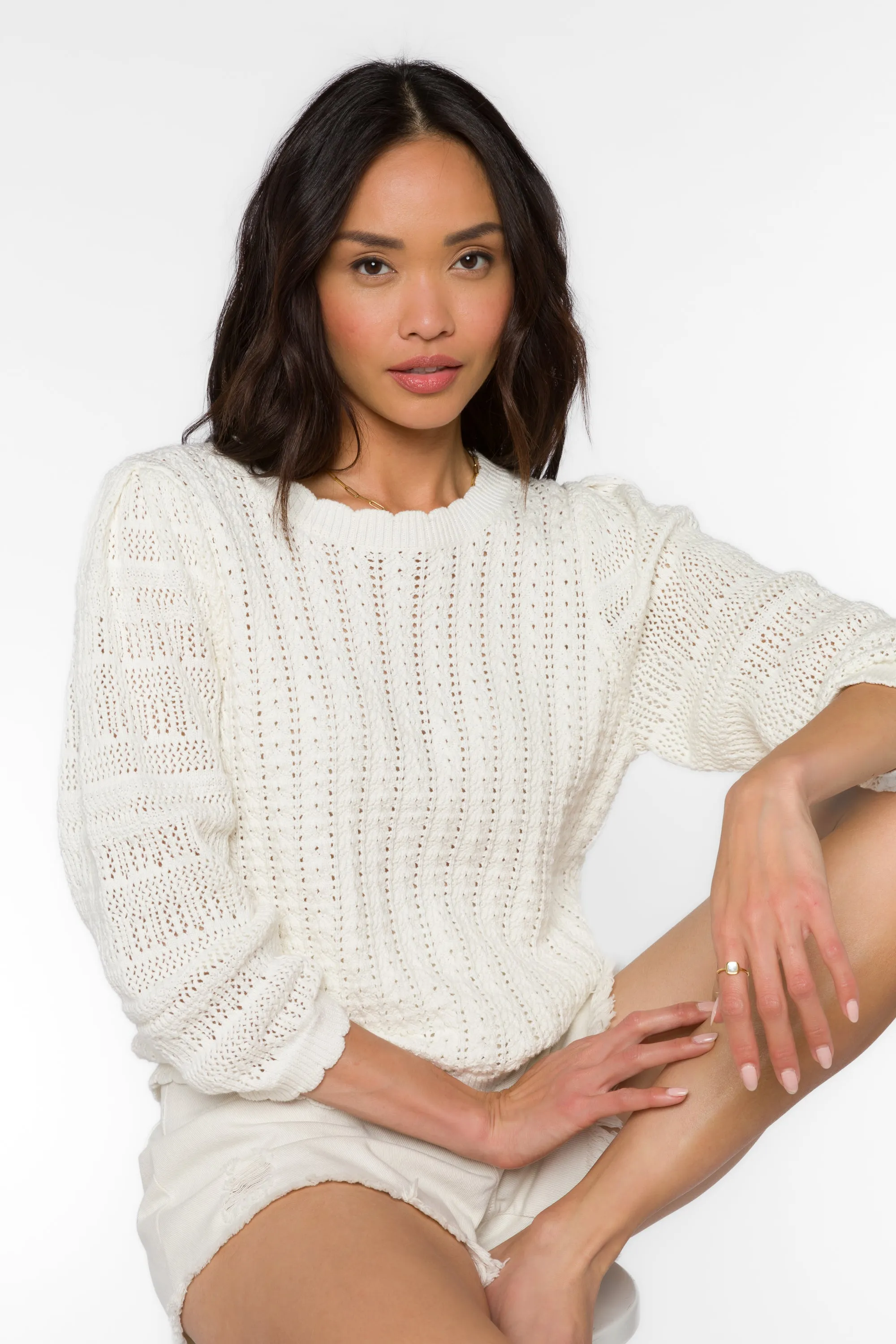 Gazelle White Sweater