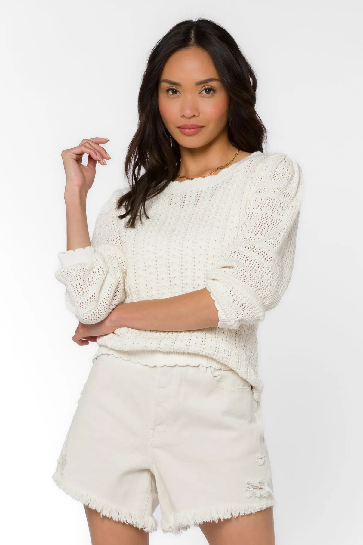 Gazelle White Sweater