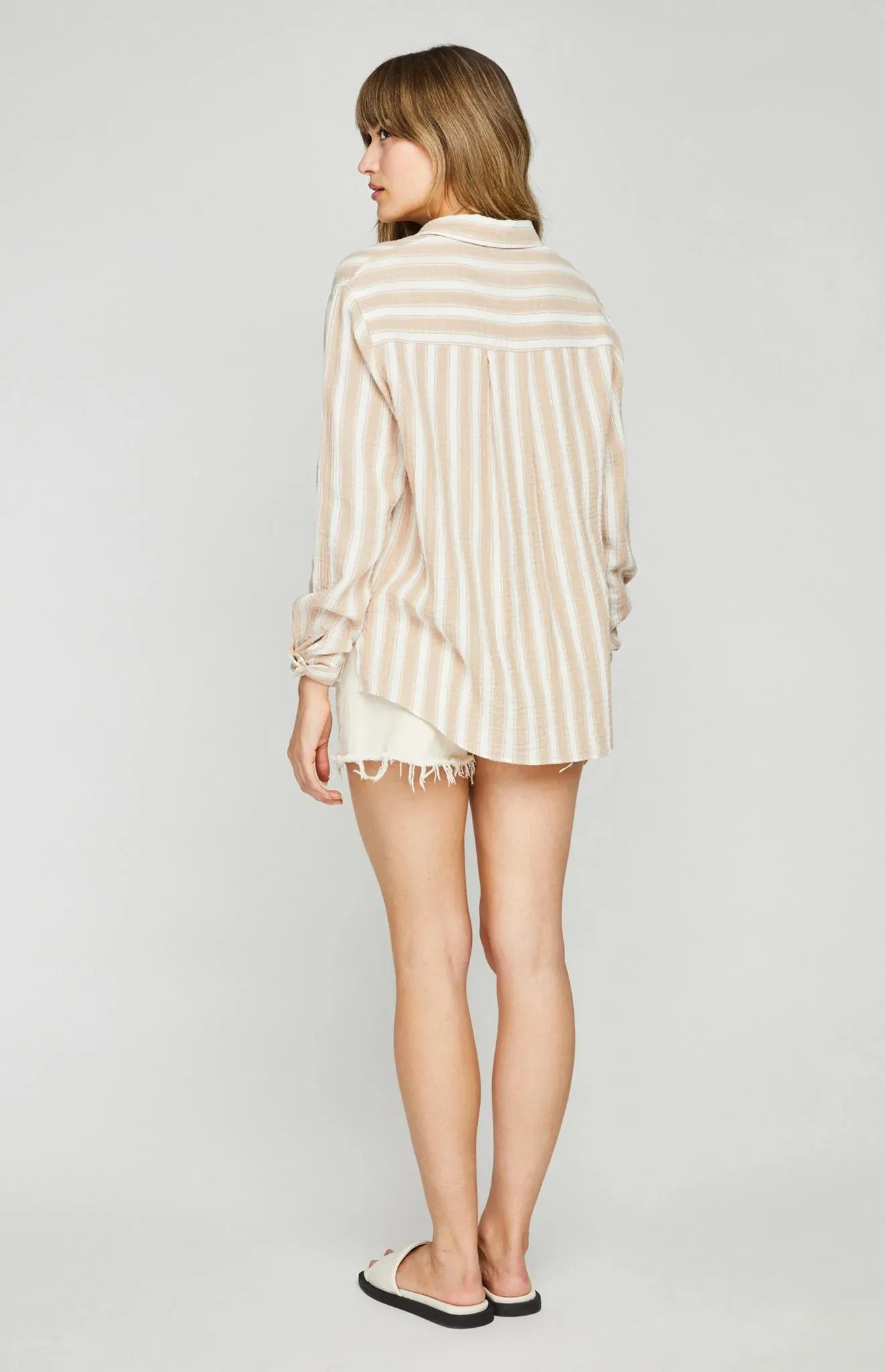 Gentle Fawn Sonia Shirt | Sand Stripe