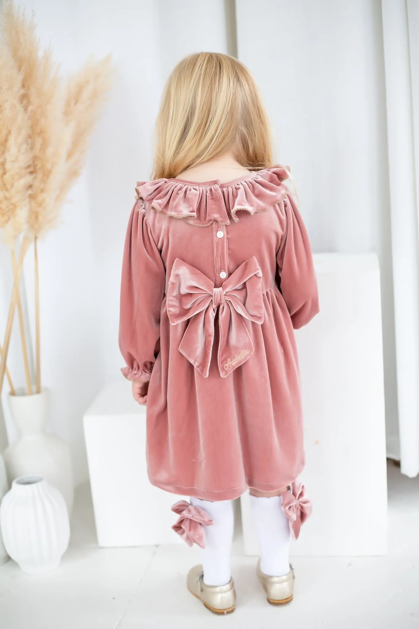 Girls Pink Luxe Dress