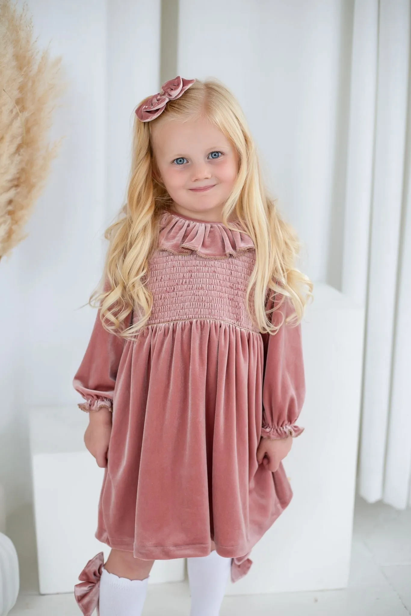 Girls Pink Luxe Dress