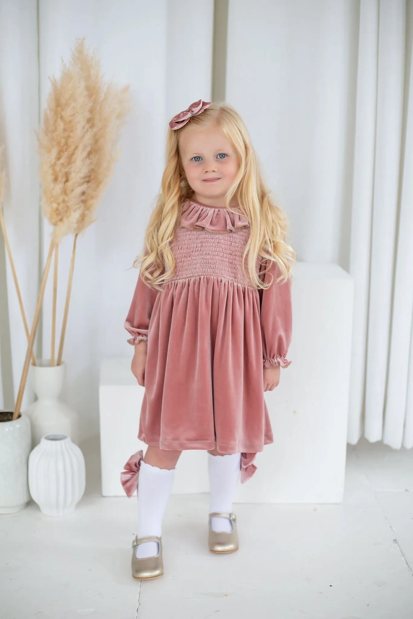 Girls Pink Luxe Dress