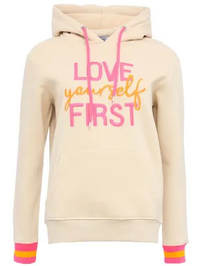 HOODIE JACKE BW LOVE "CINDY" BEIGE ONE SIZE