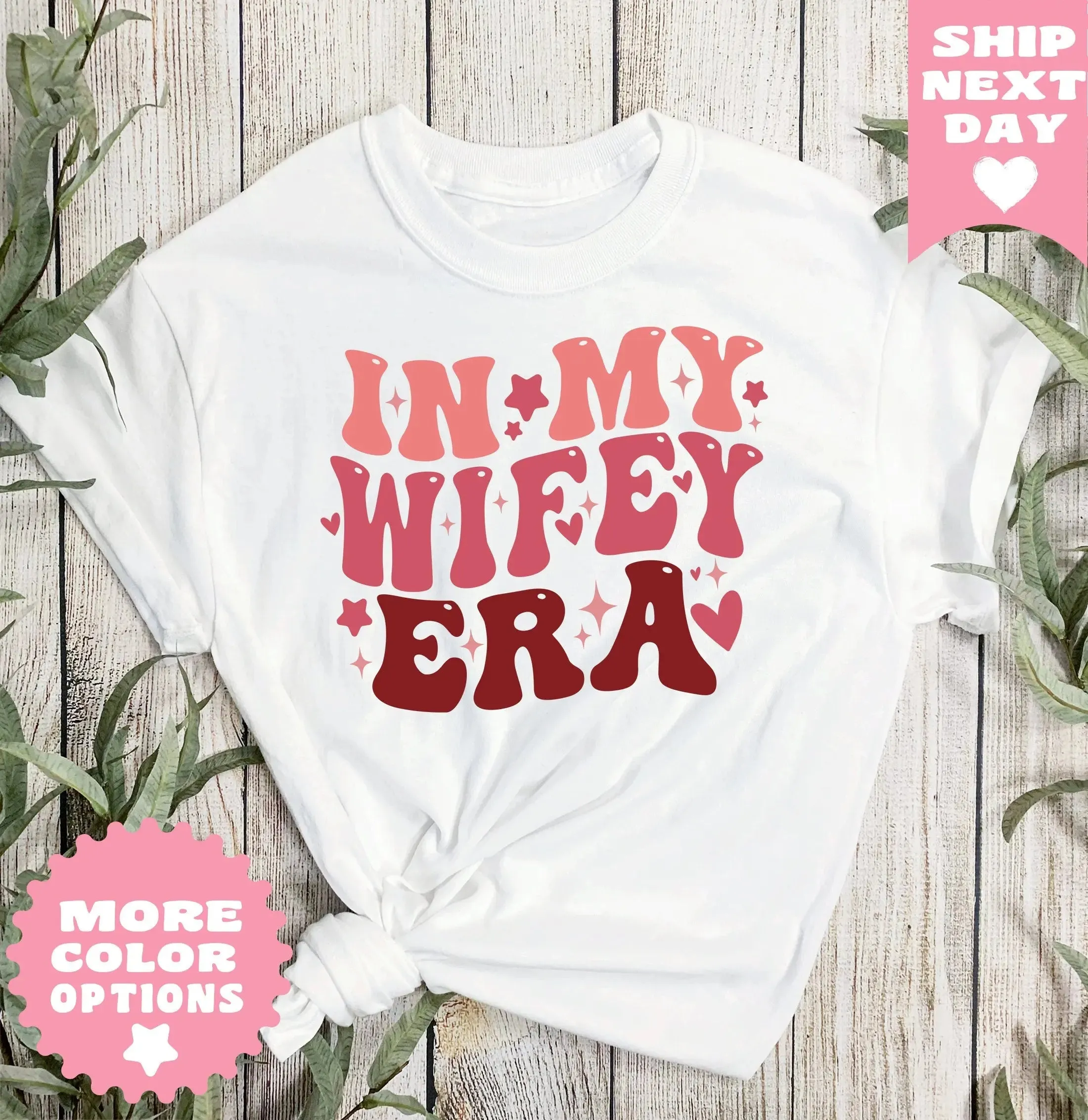 in my wifey era Tshirt,in my era shirt,concert shirt,comfort colors,wife  shirt,retro wife,funny wife shirt,funny gift for wife,wife era tee