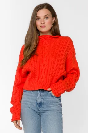 Jennevie Orange Sweater