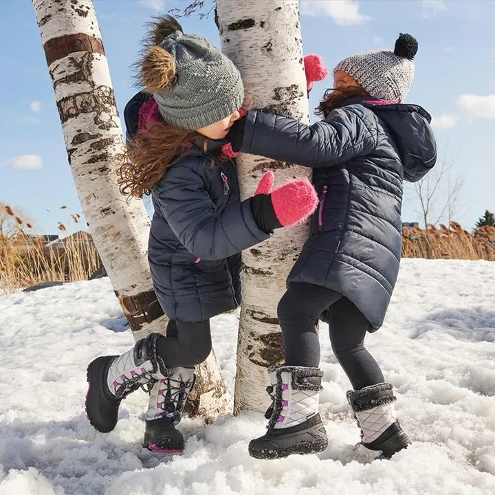 Kid's Star2 (Toddler) Insulated Snow Boot - Lt. Grey, Rainbow