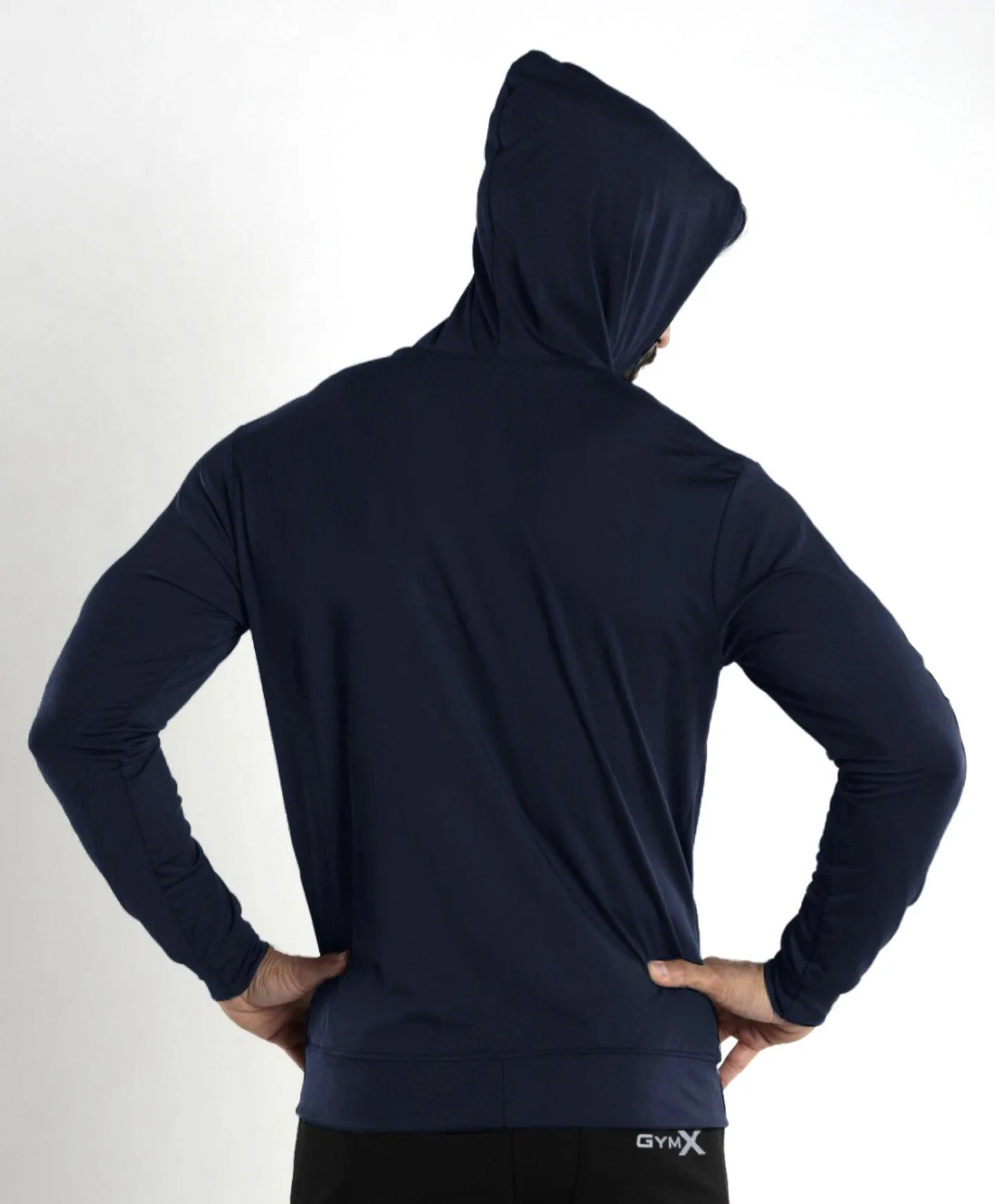 Lancer Muscle Fit Hoodie- Splendid Blue- Sale