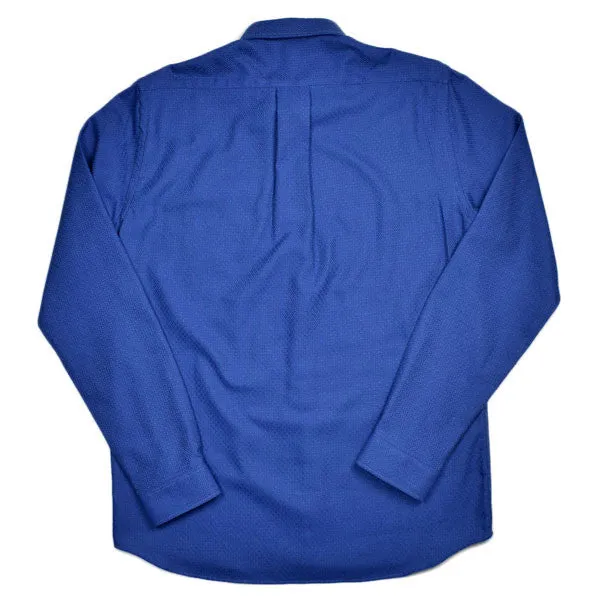 Libertine-Libertine - Hunter Shirt Broken - Surf The Web (Royal Blue)