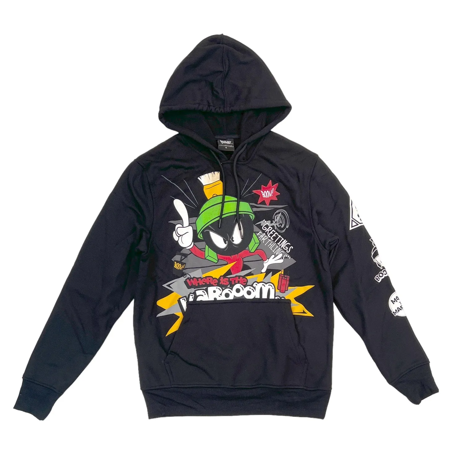 Looney Tunes Marvin The Martian Hoodie (Black)