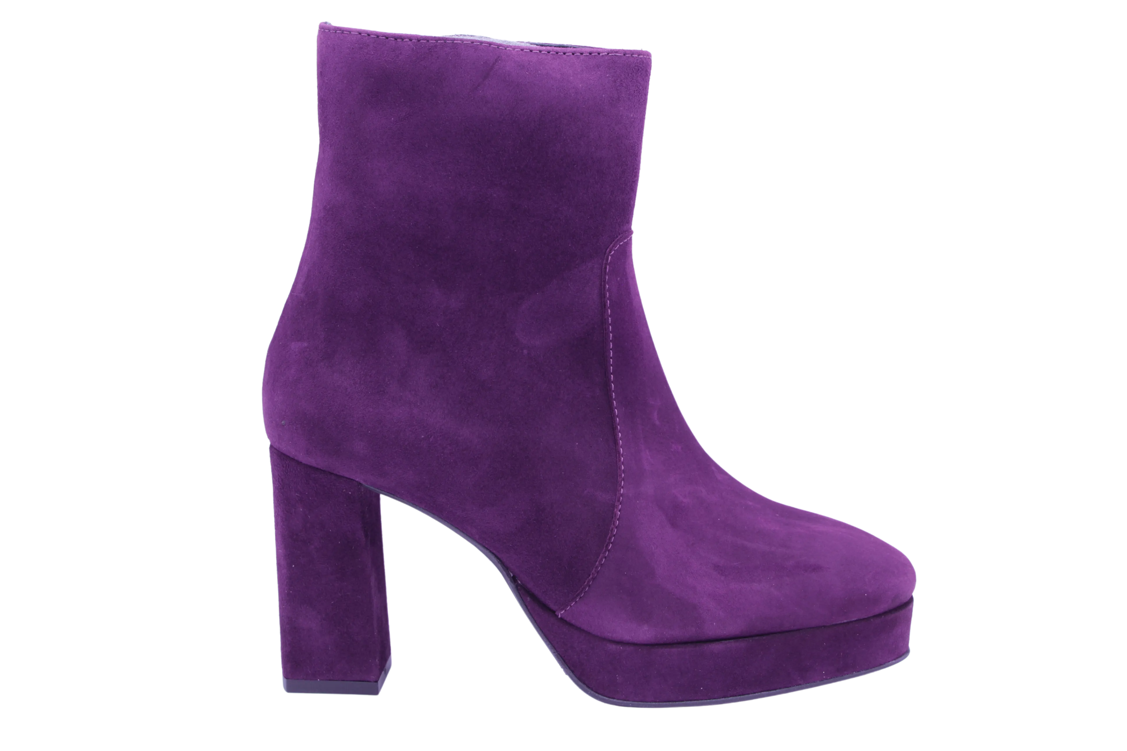 Marian Purple Suede Platform Ankle boot