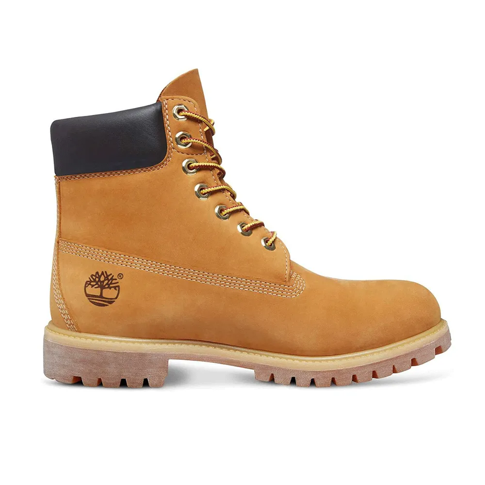 Mens 6-Inch Premium Waterproof Boot - Wheat Nubuck