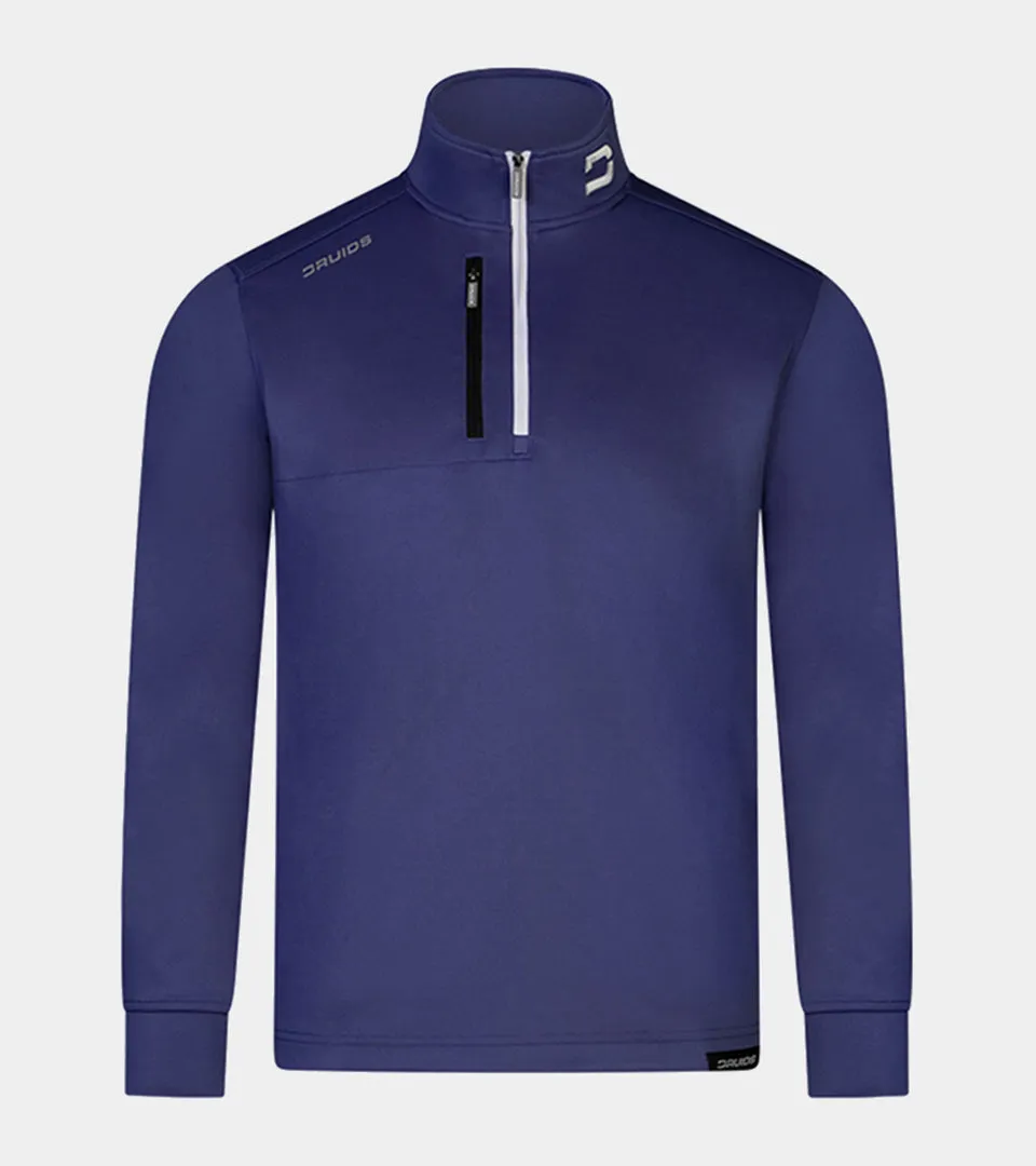 MEN'S ULTRA BLEND GOLF MIDLAYER 1/4 ZIP - PURPLE