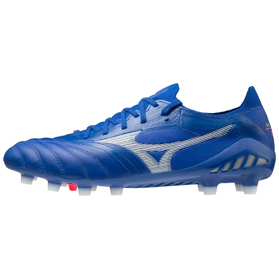 Mizuno Morelia Neo III Elite FG Lace-Up Blue Smooth Leather Mens Football Boots P1GA2091_25