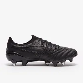 Mizuno Morelia Neo III Japan Mix Lace-Up Black Smooth Leather Mens Football Boots P1GC2090_00