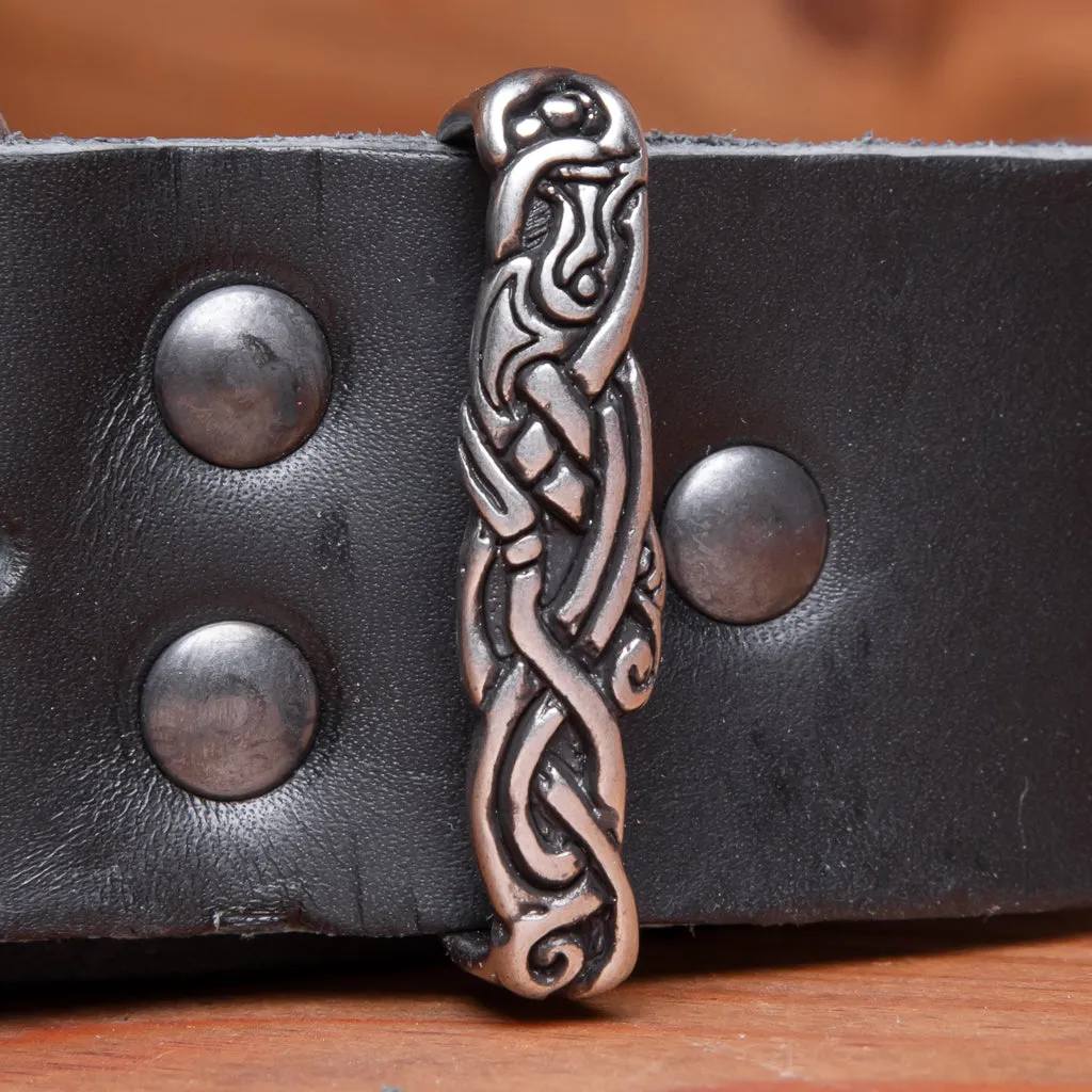 Mjolnir (Thor's Hammer) Black Belt and Buckle