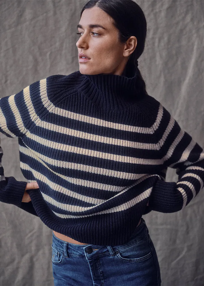 Munthe Arissa Sweater - Navy Stripe