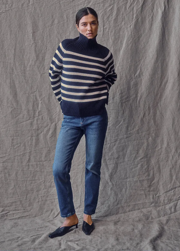 Munthe Arissa Sweater - Navy Stripe