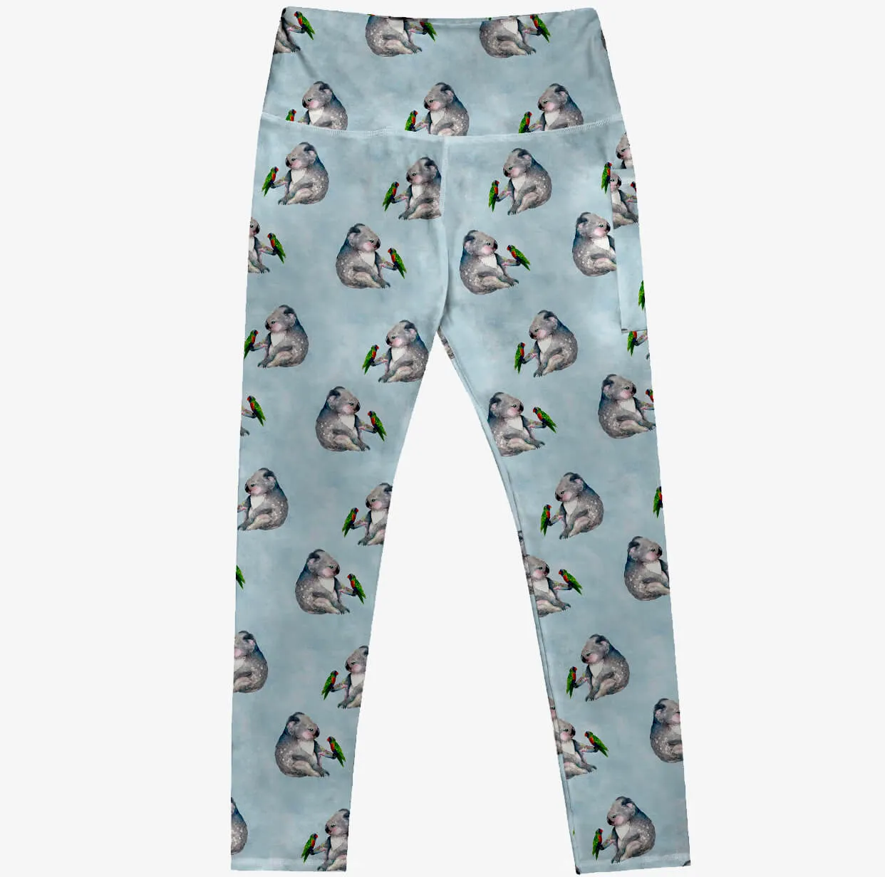 PREORDER Koala & Lorikeet Women's Pocket Leggings (Ships w/c 16th Sept)