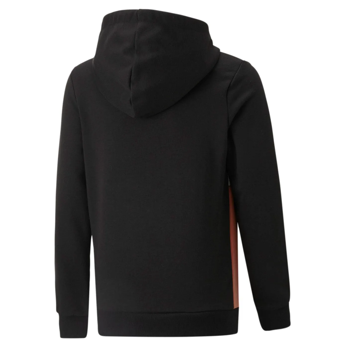 Puma Boys' hoodie Colorblock Hoodie Tr B 849082 57 black-warm earth-white