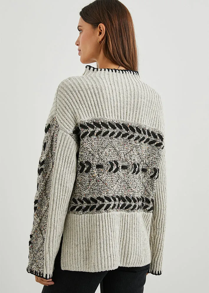 Rails Raini Sweater - Heather Cables