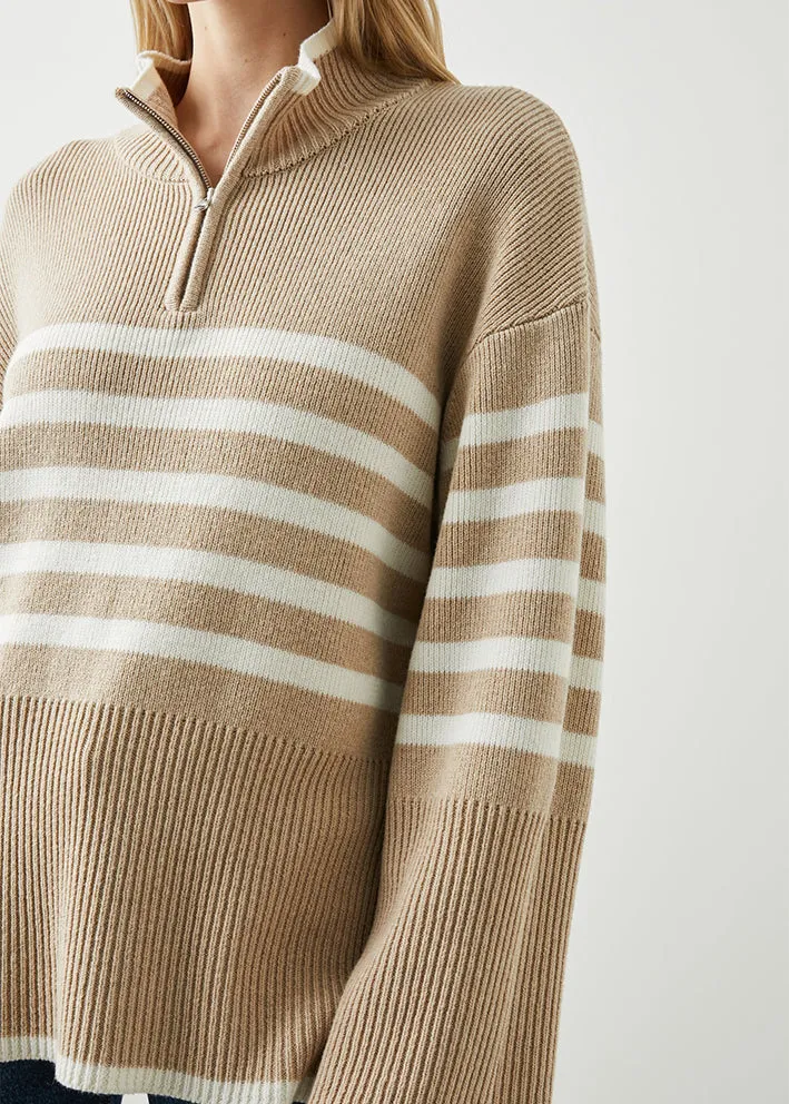 Rails Tessa Sweater - Sand Stripe