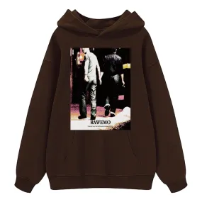 RAW EMOTIONS HONESTLY LOVE YOU HOODIE-BROWN