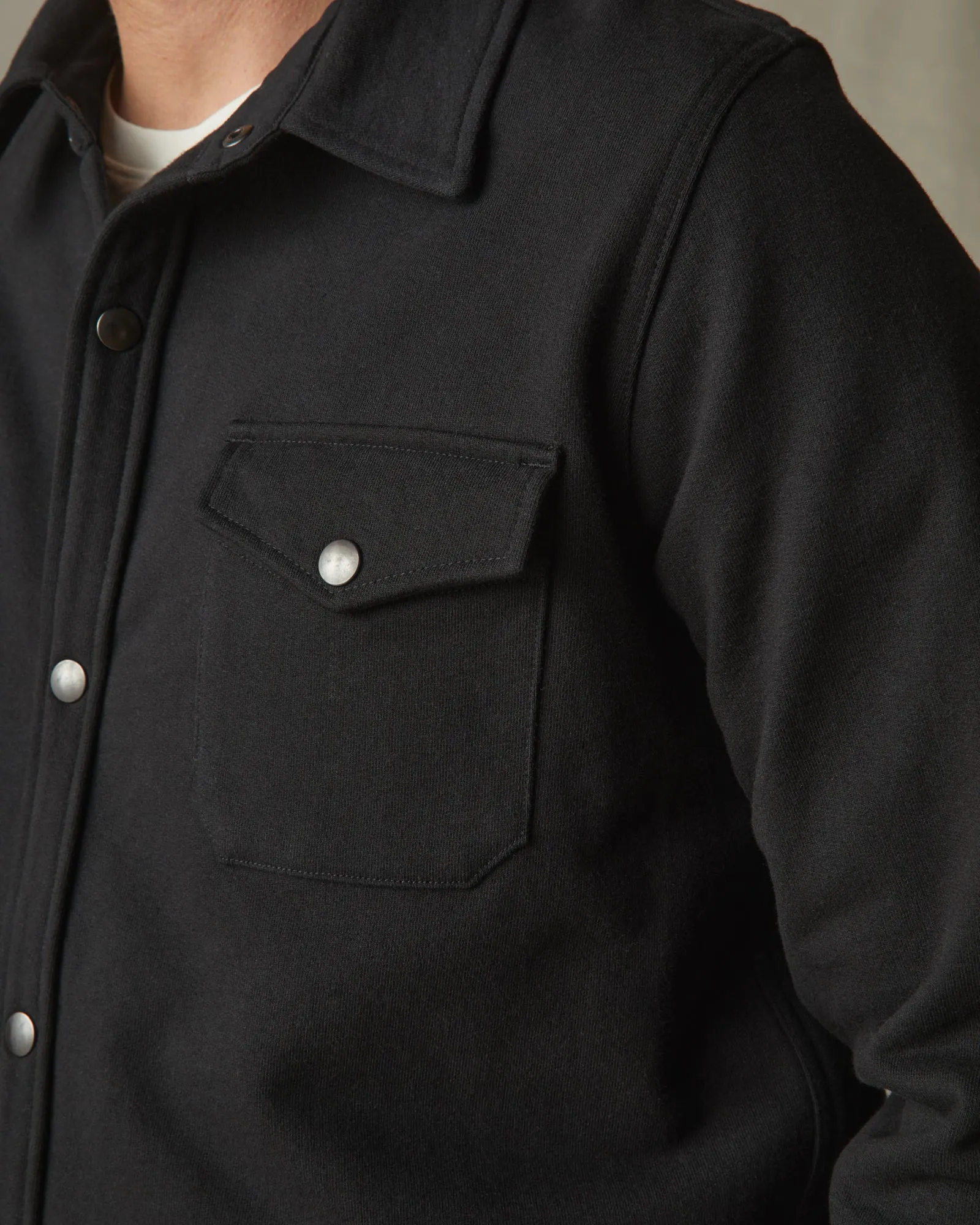 Redwood Fleece Overshirt - Black