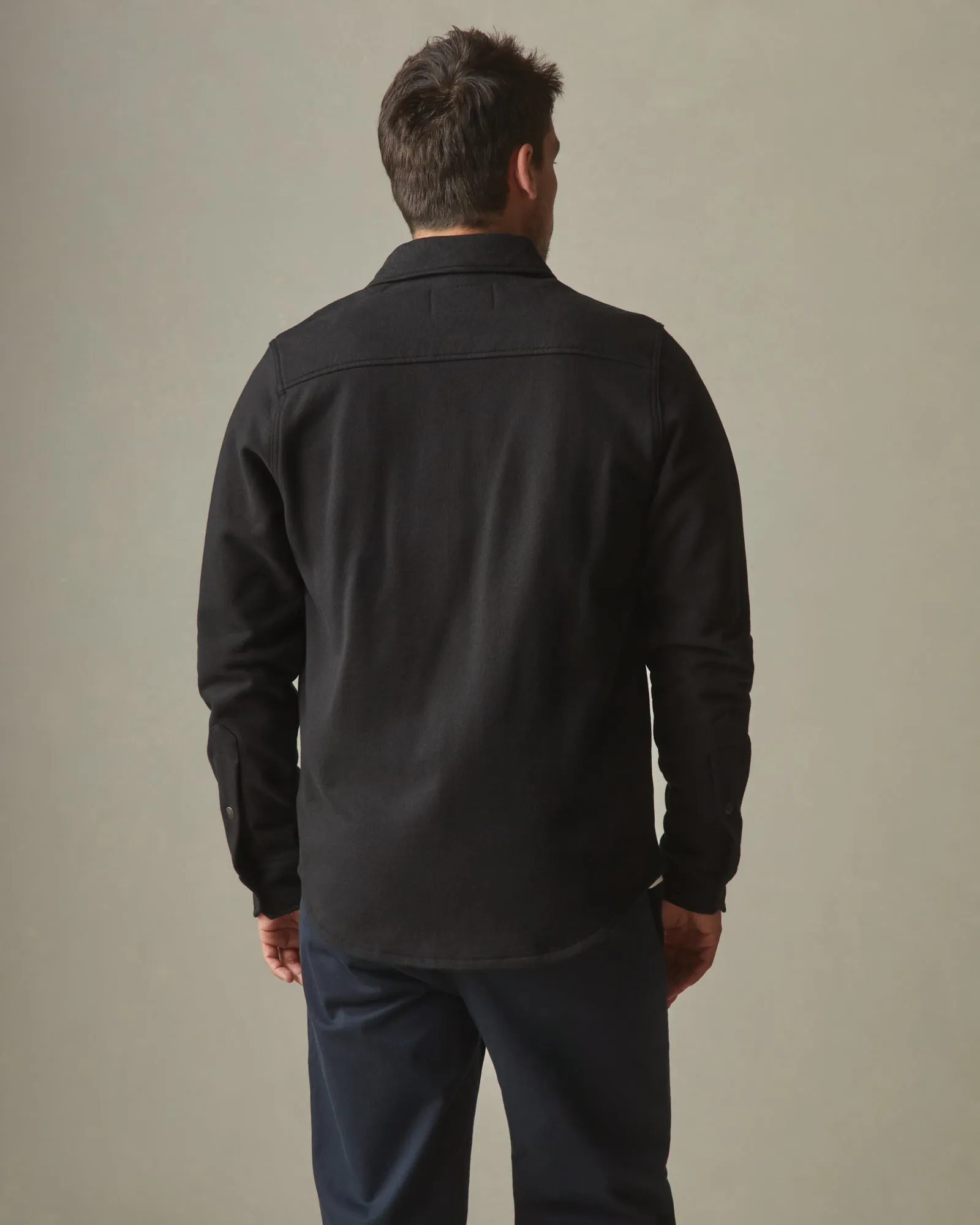 Redwood Fleece Overshirt - Black